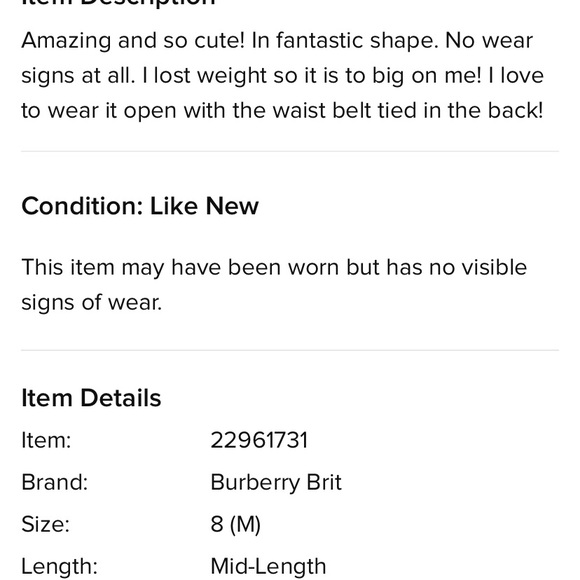 Burberry jacket - Picture 8 of 8